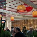 Damm Rattan Lamp Customized Alimentaria Hostelco Trade Show Luminatura (4)