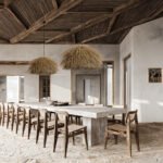 Estilo Japonés Vintage Grass Ratán Lámpara Colgante Luminatura (13)