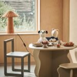 Lámpara Mesa Nórdica Ratán Seta Luminatura (2)