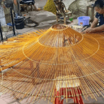 Grande Rattan Lamp Saudi Hotel